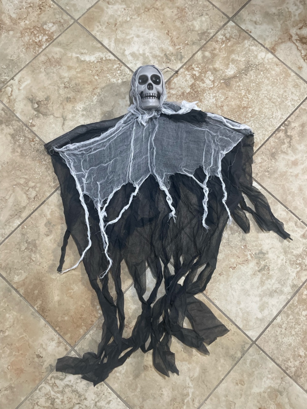 Hanging Skeleton Decoration Small Grim Reaper Style Halloween Decor